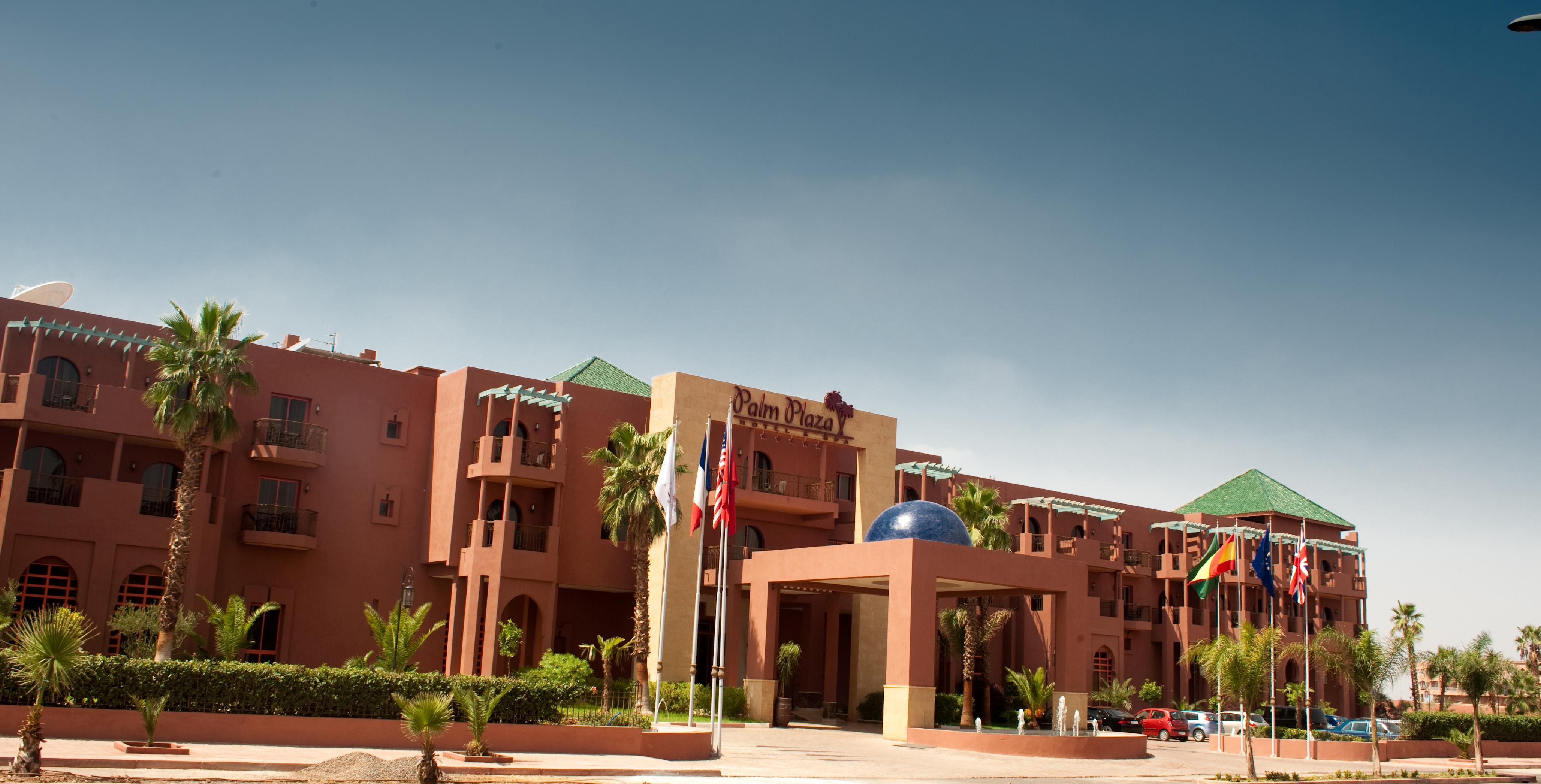 Palm Plaza Marrakech Hotel Marrakesh Exterior photo The hotel's entrance