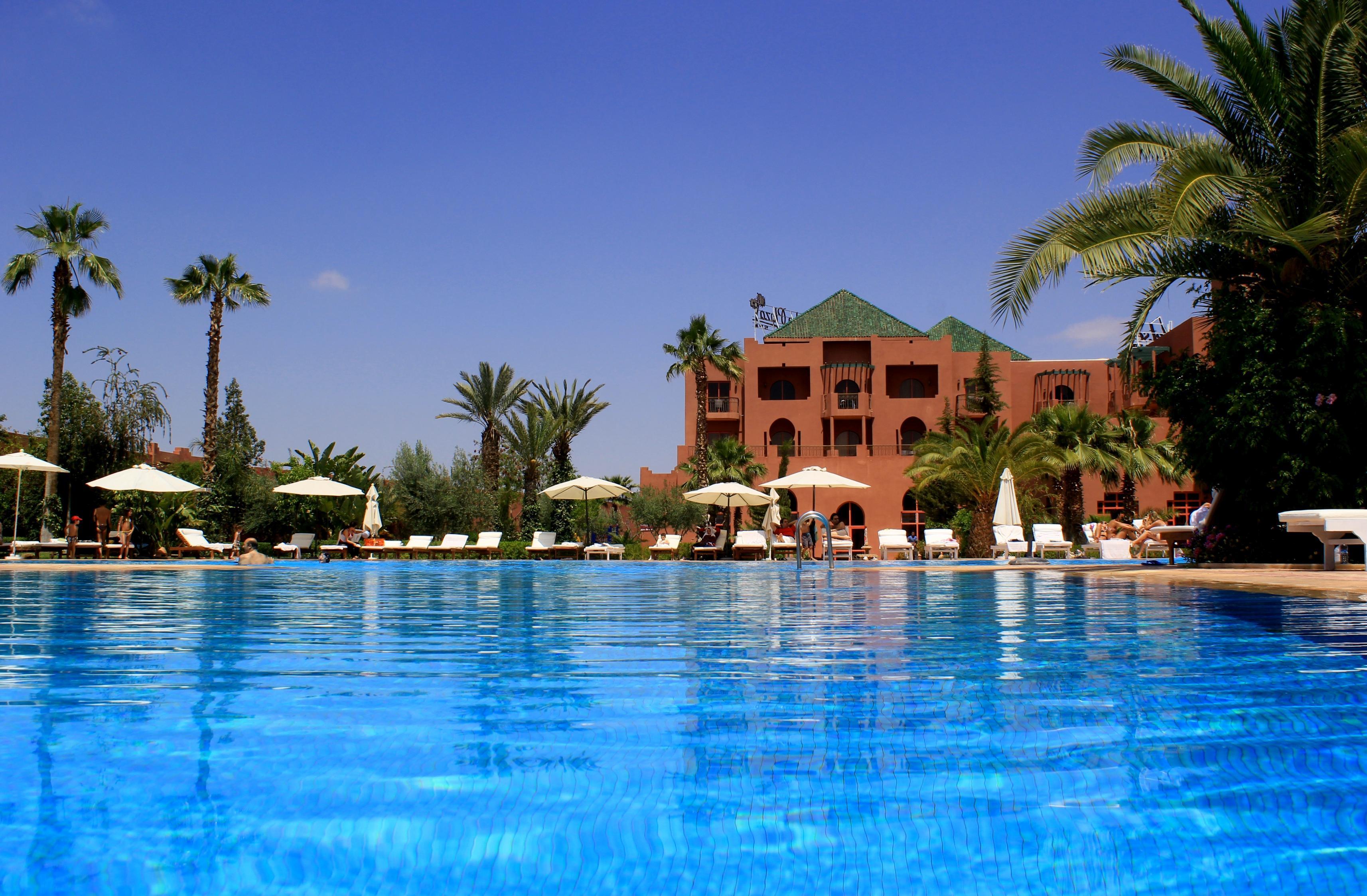 Palm Plaza Marrakech Hotel Marrakesh Exterior photo The swimming pool at the hotel