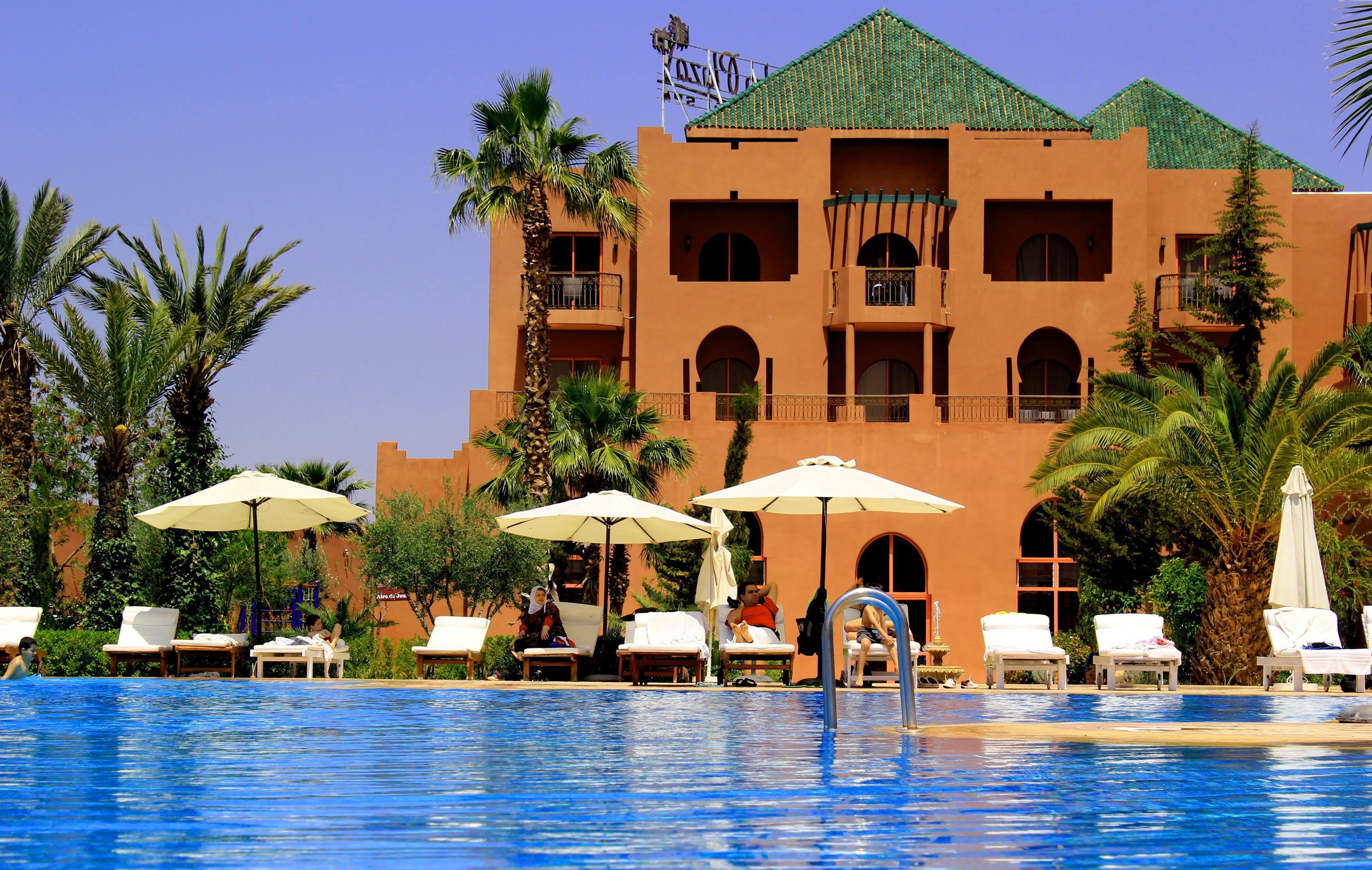 Palm Plaza Marrakech Hotel Marrakesh Exterior photo The swimming pool at the hotel