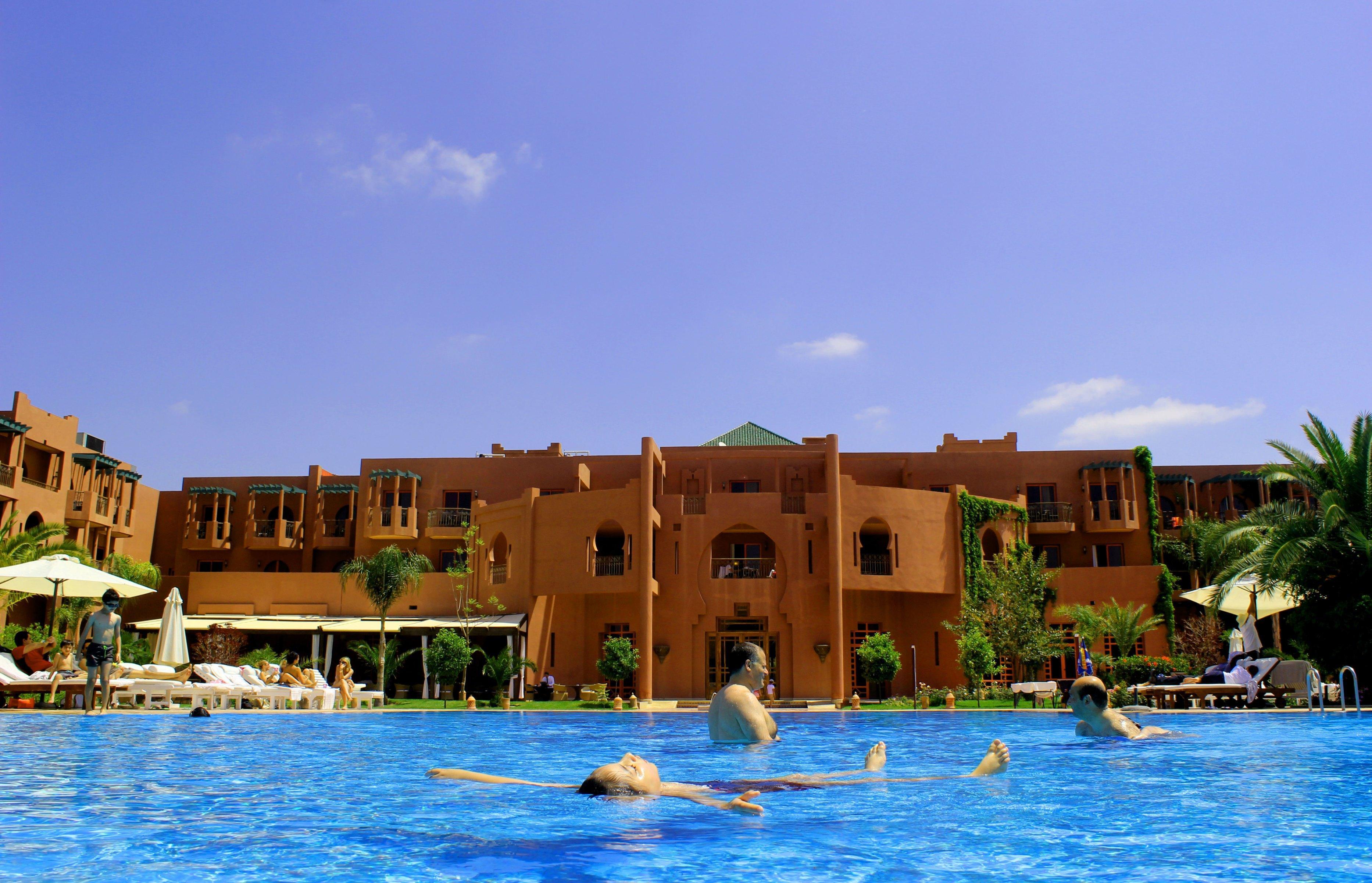 Palm Plaza Marrakech Hotel Marrakesh Exterior photo A swimming pool in a hotel in Agadir, Morocco