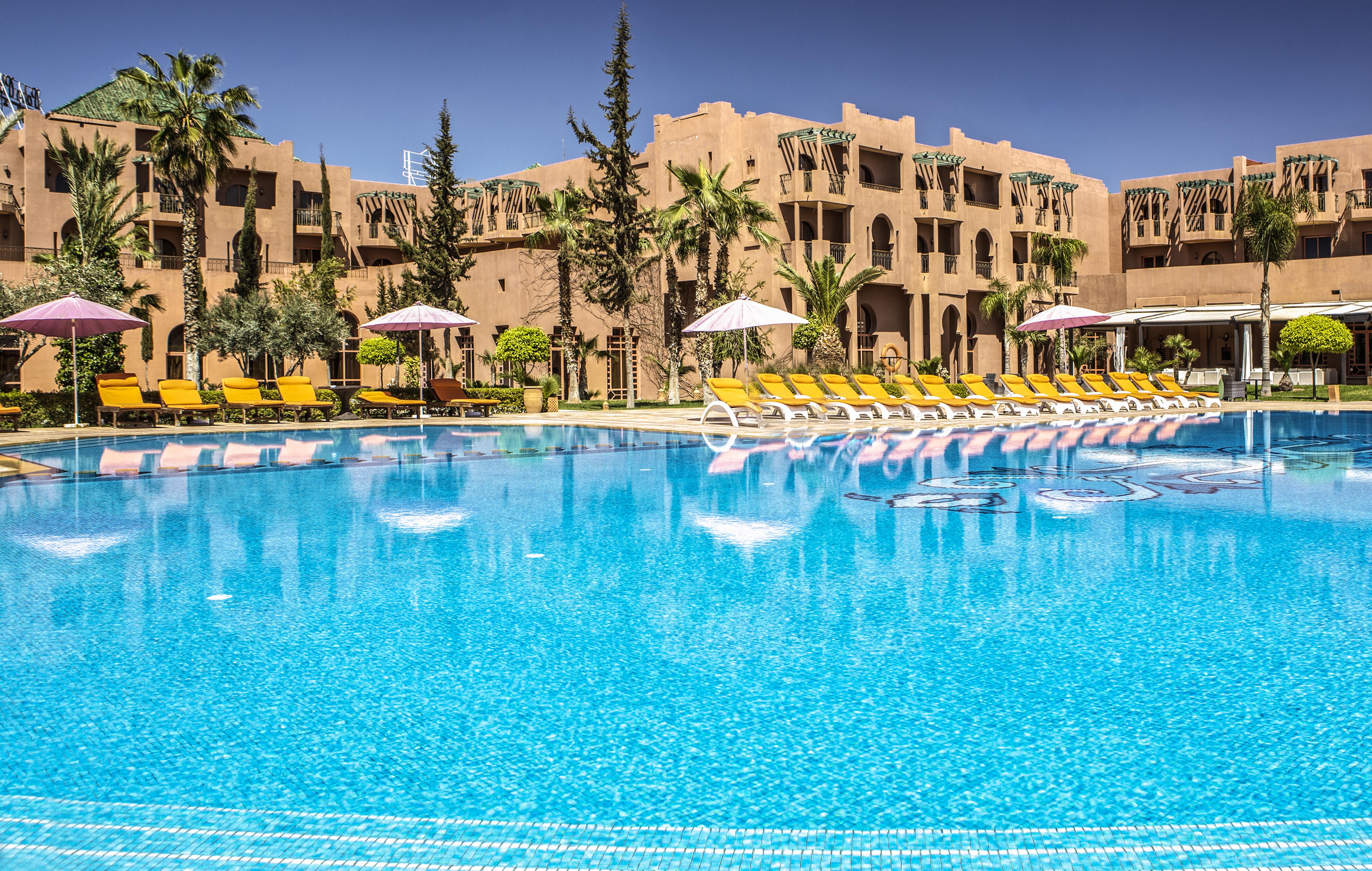 Palm Plaza Marrakech Hotel Marrakesh Exterior photo The swimming pool at the hotel