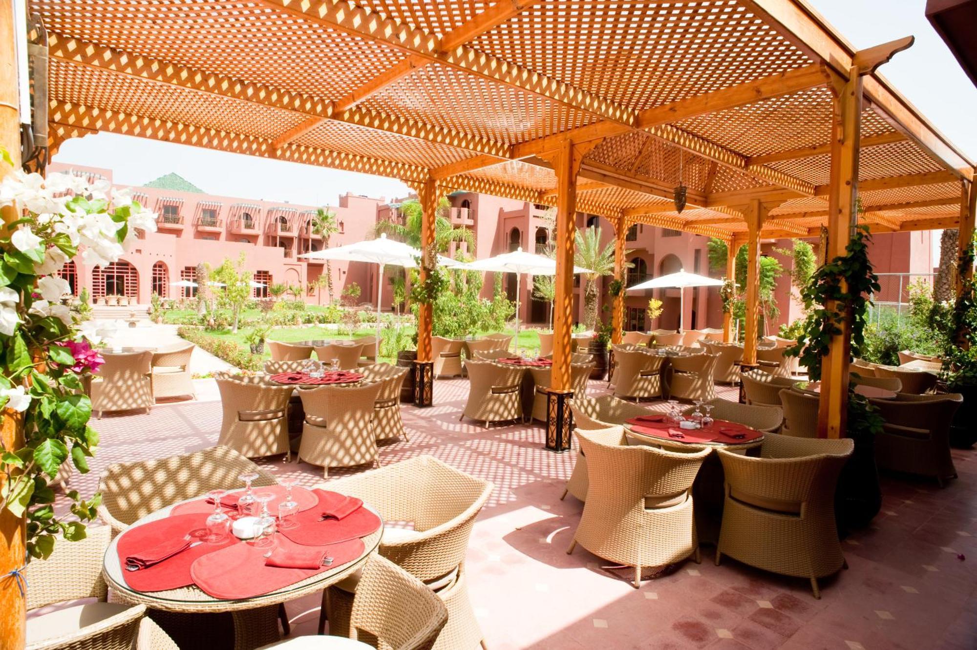 Palm Plaza Marrakech Hotel Marrakesh Exterior photo Restaurant in Marrakech